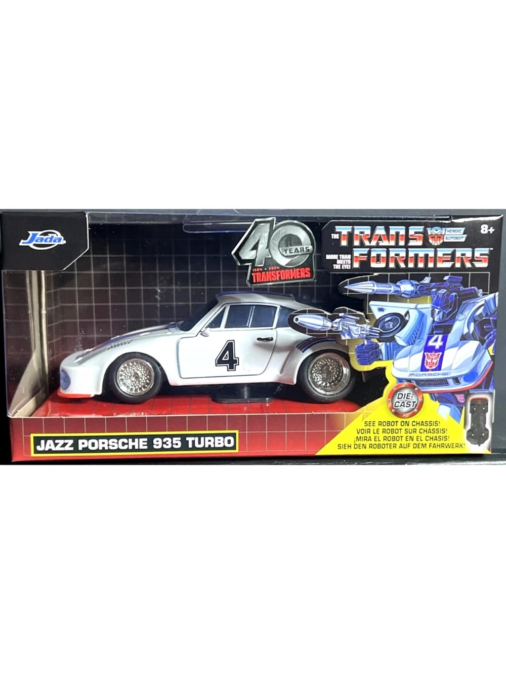 🔥NOW $20🔥 Jazz Porsche Transformers Movie Jada Di-Cast Toy Car Figure